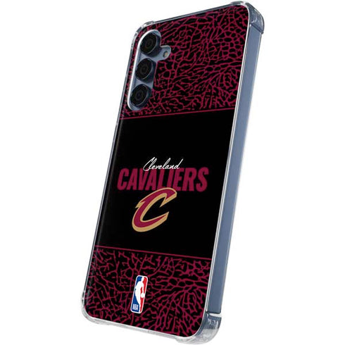 NBA Cleveland Cavaliers Elephant Print Galaxy A55 5G Clear Case