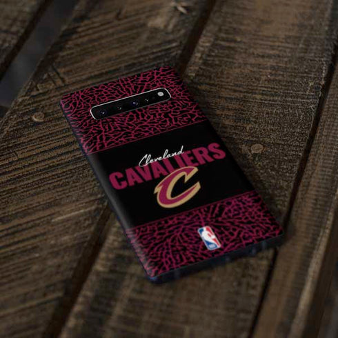 NBA Cleveland Cavaliers Elephant Print Galaxy S10 Plus Skin