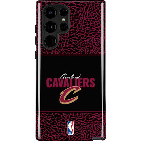 NBA Cleveland Cavaliers Elephant Print Galaxy S23 Ultra Pro Case