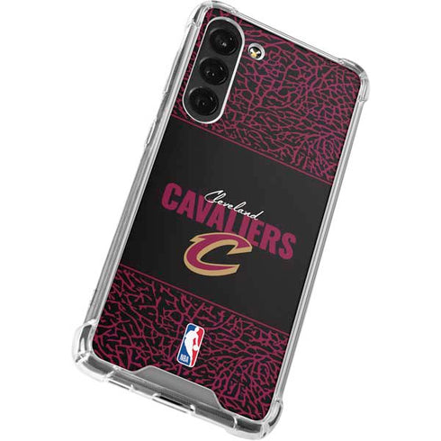 NBA Cleveland Cavaliers Elephant Print Galaxy S24 FE Clear Case