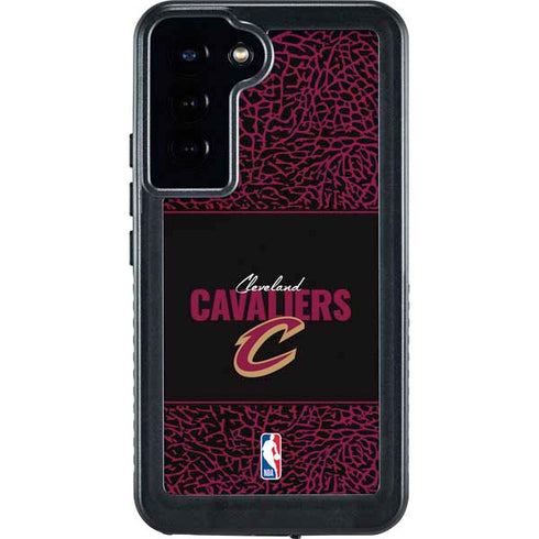 NBA Cleveland Cavaliers Elephant Print Galaxy S24 Plus Waterproof Case