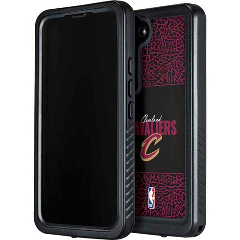 NBA Cleveland Cavaliers Elephant Print Galaxy S24 Plus Waterproof Case