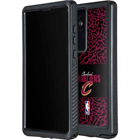 NBA Cleveland Cavaliers Elephant Print Galaxy S24 Ultra Waterproof Case