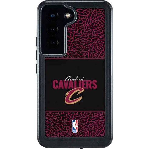 NBA Cleveland Cavaliers Elephant Print Galaxy S24 Waterproof Case