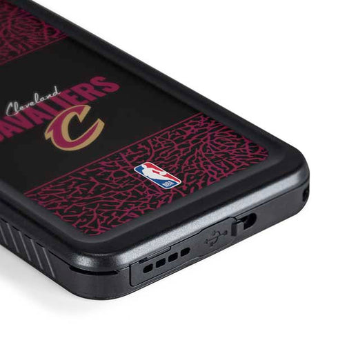 NBA Cleveland Cavaliers Elephant Print Galaxy S24 Waterproof Case