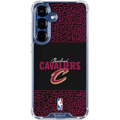 NBA Cleveland Cavaliers Elephant Print Galaxy S25 Plus Clear Case
