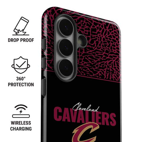 NBA Cleveland Cavaliers Elephant Print Galaxy S26 Plus Impact Case