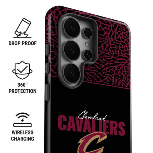 NBA Cleveland Cavaliers Elephant Print Galaxy S26 Ultra Impact Case
