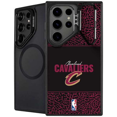 NBA Cleveland Cavaliers Elephant Print Galaxy S26 Ultra Kickstand Case