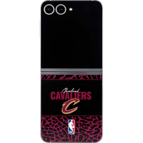 NBA Cleveland Cavaliers Elephant Print Galaxy Z Flip6 Skin