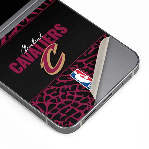 NBA Cleveland Cavaliers Elephant Print Galaxy Z Flip6 Skin