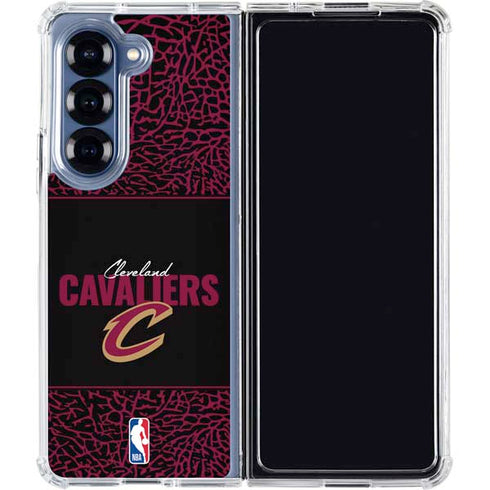 NBA Cleveland Cavaliers Elephant Print Galaxy Z Fold6 Clear Case