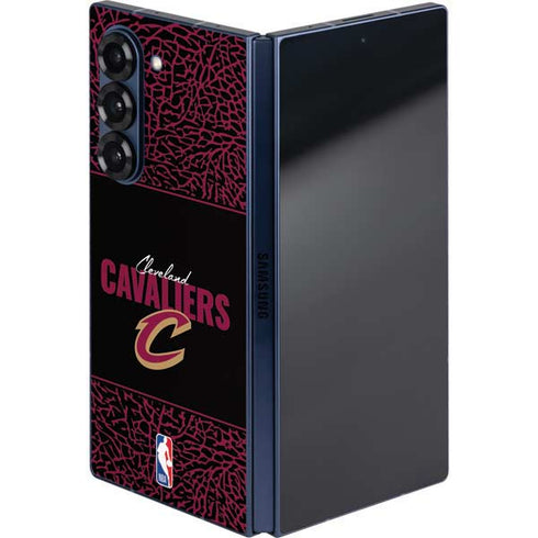 NBA Cleveland Cavaliers Elephant Print Galaxy Z Fold6 Skin