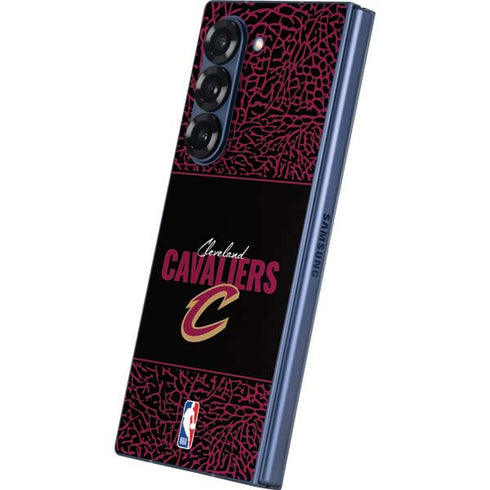 NBA Cleveland Cavaliers Elephant Print Galaxy Z Fold6 Skin