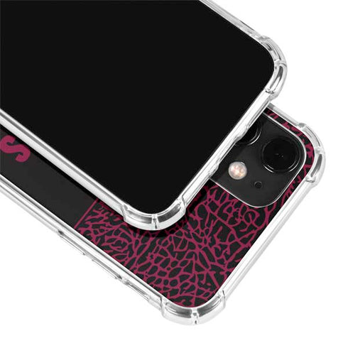 NBA Cleveland Cavaliers Elephant Print iPhone 12 Clear Case