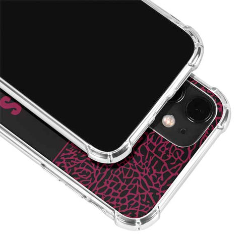 NBA Cleveland Cavaliers Elephant Print iPhone 12 Mini Clear Case