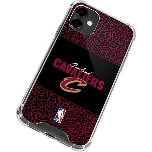 NBA Cleveland Cavaliers Elephant Print iPhone 12 Mini Clear Case