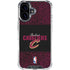 NBA Cleveland Cavaliers Elephant Print iPhone 16 Plus Clear Case