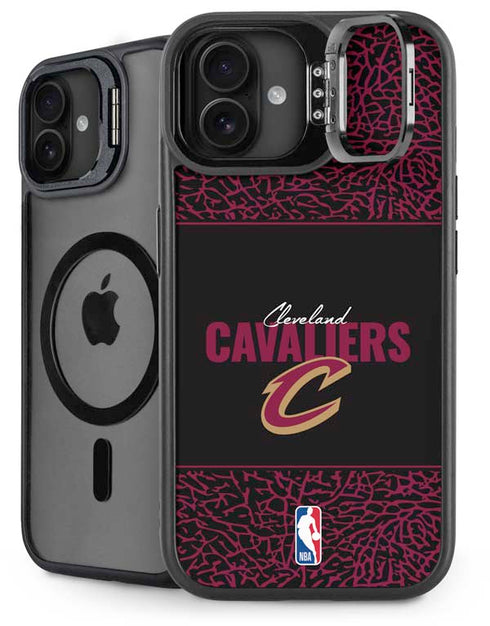 NBA Cleveland Cavaliers Elephant Print iPhone 16 Plus Kickstand Case