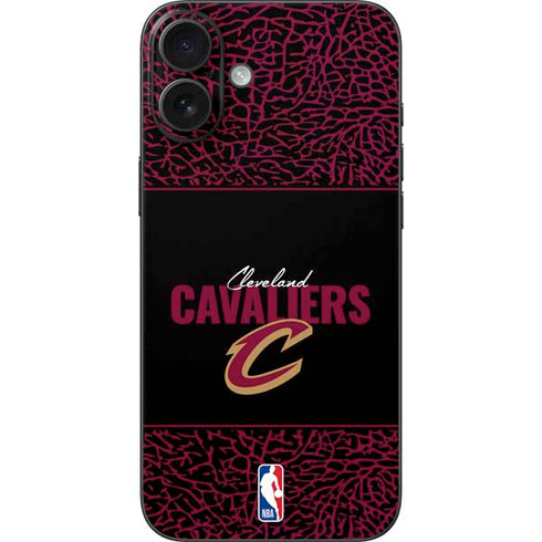 NBA Cleveland Cavaliers Elephant Print iPhone 16 Plus Skin