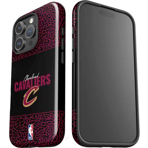 NBA Cleveland Cavaliers Elephant Print iPhone 16 Pro Max Impact Case