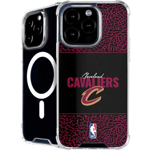 NBA Cleveland Cavaliers Elephant Print iPhone 16 Pro Max MagSafe Case