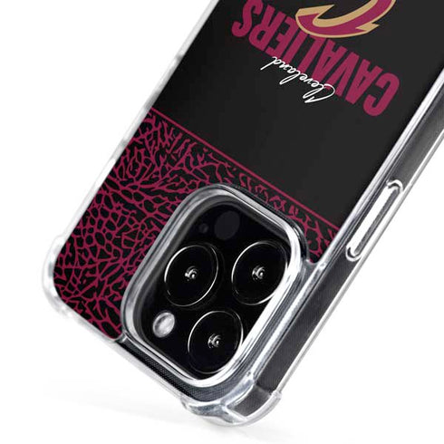 NBA Cleveland Cavaliers Elephant Print iPhone 16 Pro Max MagSafe Case