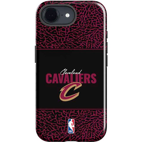 NBA Cleveland Cavaliers Elephant Print iPhone 16e Impact Case