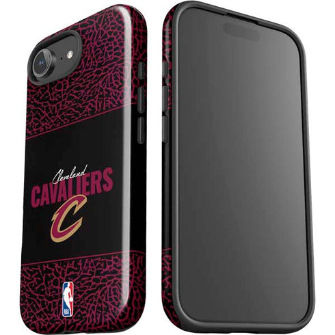 NBA Cleveland Cavaliers Elephant Print iPhone 16e Impact Case
