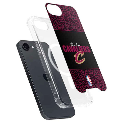 NBA Cleveland Cavaliers Elephant Print iPhone 16e MagSafe Case