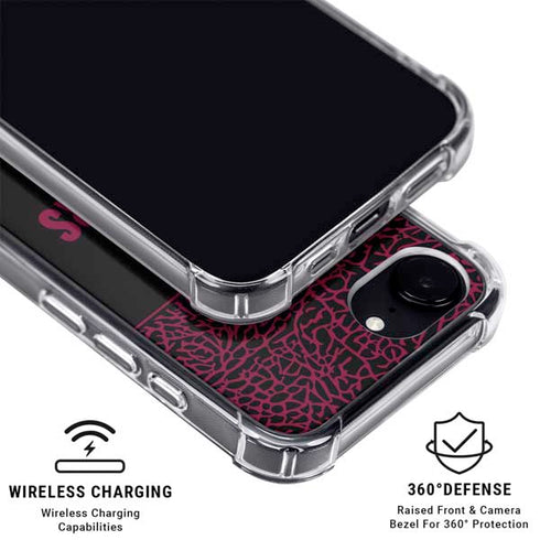 NBA Cleveland Cavaliers Elephant Print iPhone 16e MagSafe Case