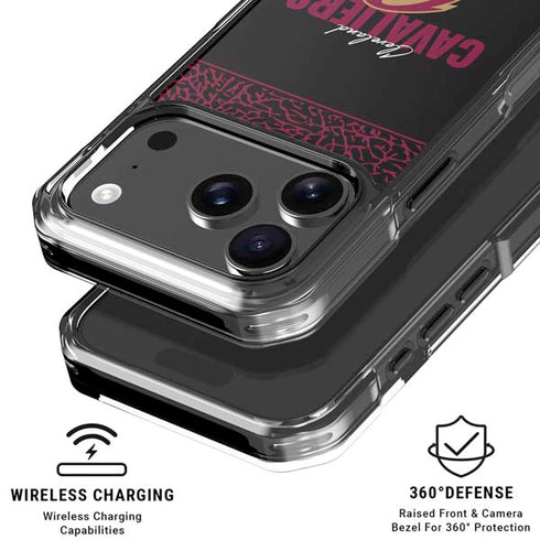 NBA Cleveland Cavaliers Elephant Print iPhone 18 Pro Clear Case