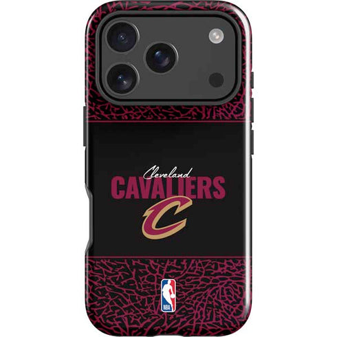 NBA Cleveland Cavaliers Elephant Print iPhone 18 Pro Impact Case