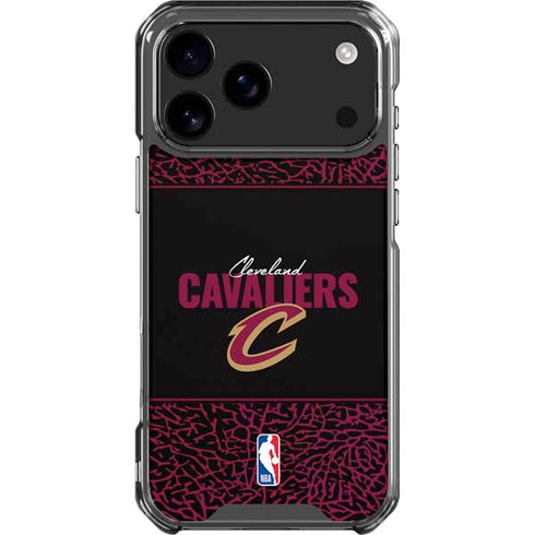 NBA Cleveland Cavaliers Elephant Print iPhone 18 Pro Max Clear Case