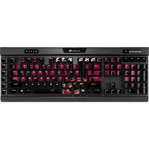 NBA Cleveland Cavaliers Elephant Print K95 RGB PLATINUM Mechanical Gaming Keyboard Skin