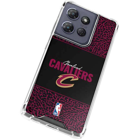 NBA Cleveland Cavaliers Elephant Print Moto G 5G (2025) Clear Case