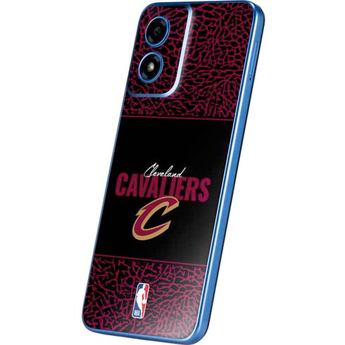 NBA Cleveland Cavaliers Elephant Print Moto G Play 4G (2024) Skin