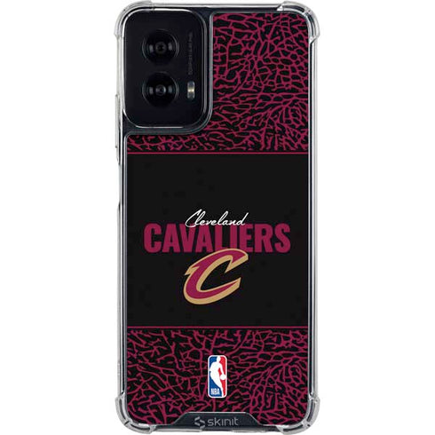 NBA Cleveland Cavaliers Elephant Print Moto G Power 5G (2024) Clear Case