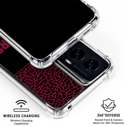 NBA Cleveland Cavaliers Elephant Print Moto G Power 5G (2024) Clear Case