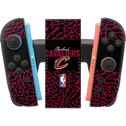 NBA Cleveland Cavaliers Elephant Print Nintendo Switch 2 (2025) Joy-Con Controller Skin