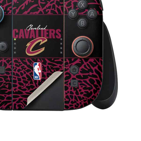 NBA Cleveland Cavaliers Elephant Print Nintendo Switch 2 (2025) Joy-Con Controller Skin