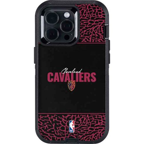 NBA Cleveland Cavaliers Elephant Print Otterbox Defender iPhone Skin