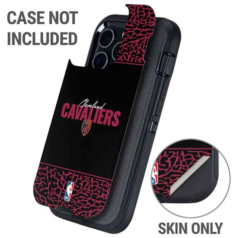 NBA Cleveland Cavaliers Elephant Print Otterbox Defender iPhone Skin