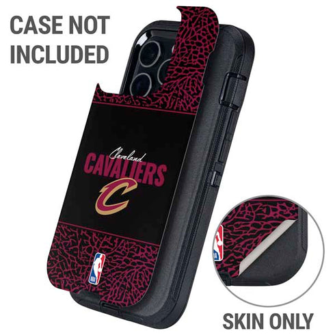 NBA Cleveland Cavaliers Elephant Print Otterbox Defender iPhone Skin