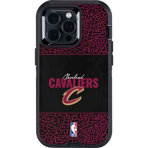 NBA Cleveland Cavaliers Elephant Print Otterbox Defender iPhone Skin