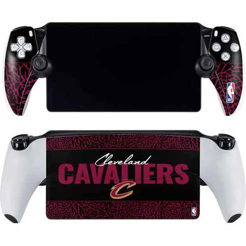 NBA Cleveland Cavaliers Elephant Print PlayStation Portal Remote Player Skin