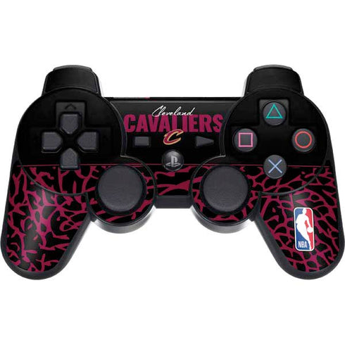 NBA Cleveland Cavaliers Elephant Print PS3 Dual Shock wireless controller Skin