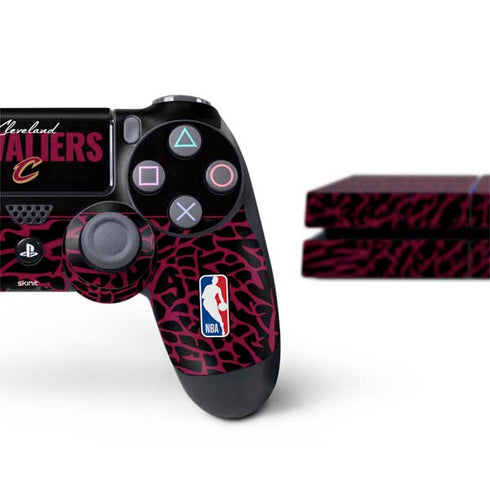 NBA Cleveland Cavaliers Elephant Print PS4 Console and Controller Bundle Skin