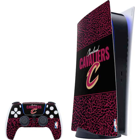 NBA Cleveland Cavaliers Elephant Print PlayStation PS5 Skins