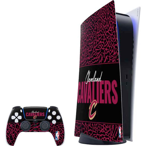 NBA Cleveland Cavaliers Elephant Print PlayStation PS5 Skins